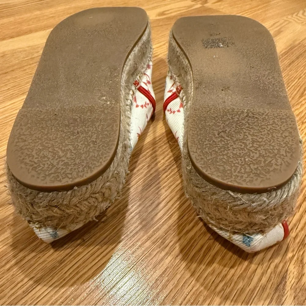 Johnny Was Andra‎ Embroidered Floral Espadrille 8m